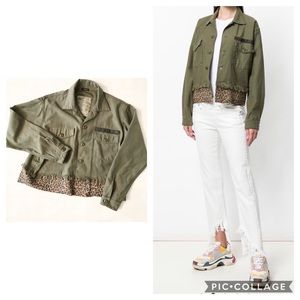 R13 Cropped Boxy Utility Jacket